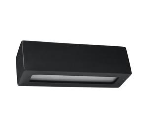 Seinävalaisin VEGA 1xE27/60W/230V musta