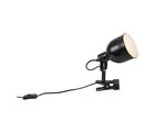 Rabalux 3092 - Kohdevalo klipsillä 1xE14/25W/230V musta