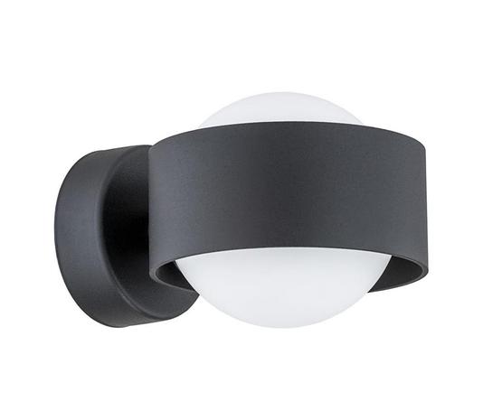 Argon 8059 - Seinävalaisin MASSIMO PLUS 1xG9/6W/230V musta – kuva 1/2