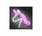 LED-seinävalaisin Neon Unicorn, USB – kuva 1