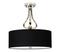 Elstead LED-kattovalaisin Falmouth musta/kromi – kuva 1