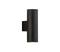 Argon 0909 - Seinävalaisin MITOS 2xGU10/5W/230V musta – kuva 1