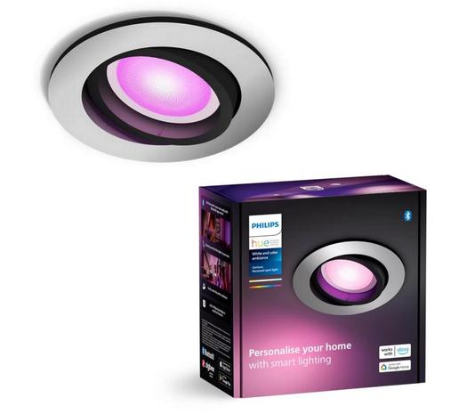 Philips Hue Centura Upotettava Kohdevalaisin Pyöreä - Alumiini