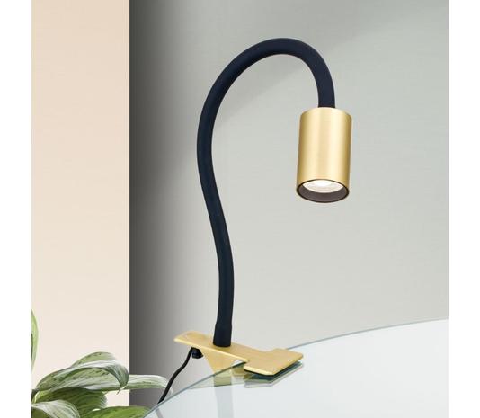 LED-klipsilamppu Kurt mattamessinkiä – kuva 1/5