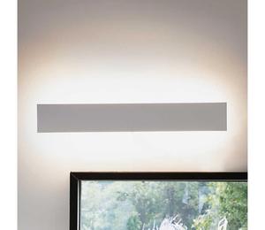LED-seinävalaisin Zig Zag valkoinen, leveys 53 cm