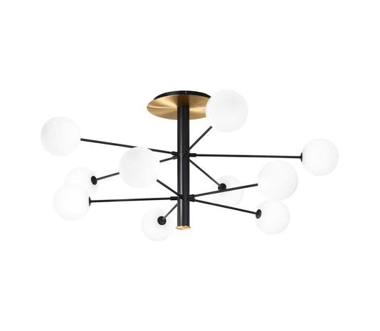 Ideal Lux Cosmopolitan musta/messkinki 10x, Ø 124