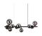 Ideal Lux Perlage-riippuvalo P 81 cm, musta/musta – kuva 1