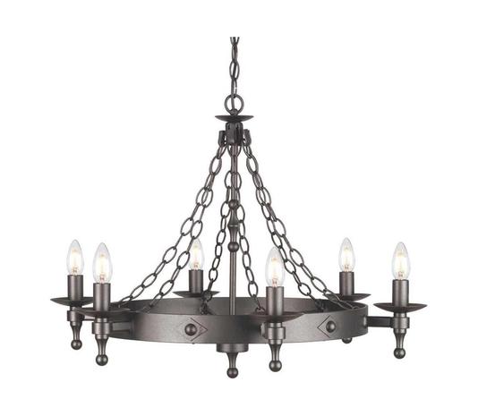 Elstead Lighting Warwick kattokruunu (Musta) – kuva 1/8