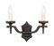 Elstead RY2B-BLACK - Seinävalaisin RECTORY 2xE14/60W/230V, Valaisimet – kuva 1