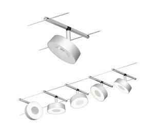 Paulmann Circle -LED-vaijerijärjestelmä 5x, kromi