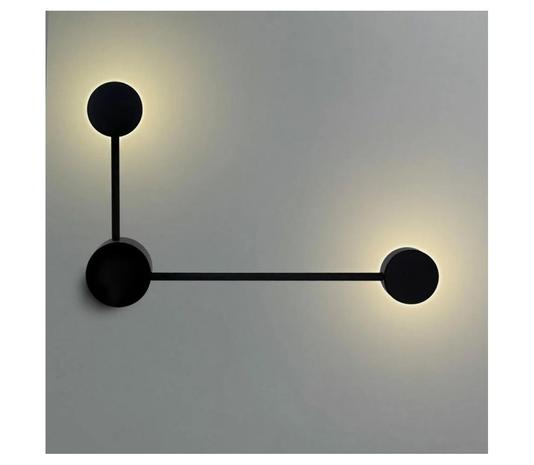 LED-seinävalaisin JOY 2xGX53/6W/230V musta – kuva 1/2