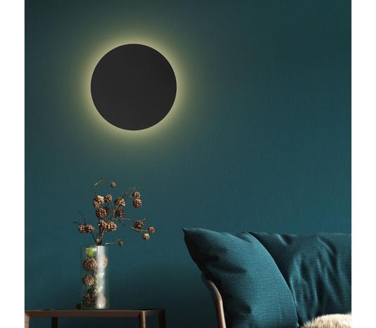 Lunia New -seinälamppu musta, Ø 40 cm – kuva 1/4