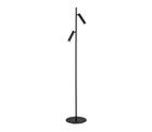 Argon 7082 - Lattialamppu TORRE 2xG9/6W/230V musta