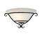 Elstead TCH-WU-BLACK - Seinävalaisin TORCHIERE 1xE27/60W/230V – kuva 1