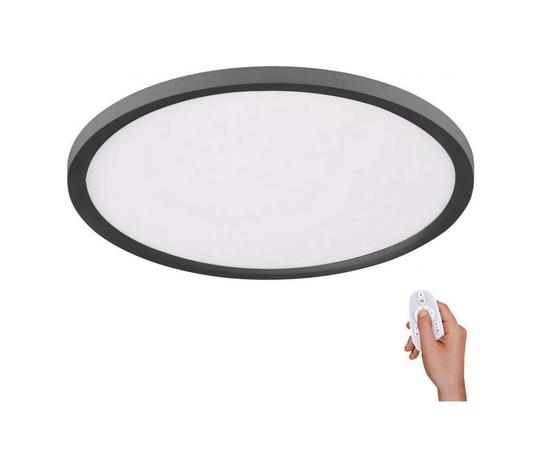 LED-paneeli Flat Musta Pyöreä – kuva 1/4