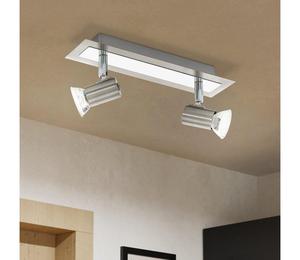 EGLO 90915 - Seinäkattovalaisin ROTTELO 2xGU10/LED/3W