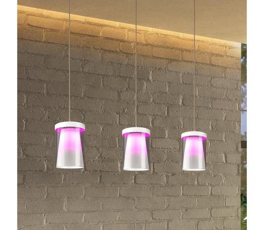 EGLO - Chiusello-Z Pitkä Pöytäriippuvalaisin - Valkoinen L83 - RGB + TW - Zigbee, Bluetooth