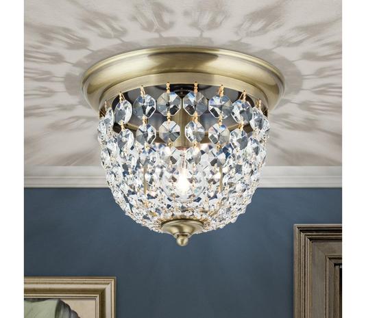 Kattovalaisin Plafond, patina/läpinäkyvä, Ø 26 cm