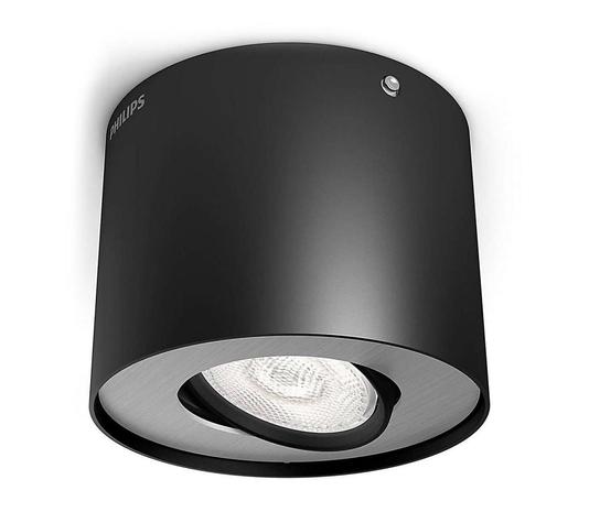 Philips Musta LED-downlight-valaisin Phase – kuva 1/8