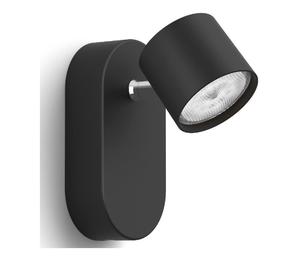 Philips STAR single spot black 1x4.5W SELV Dim
