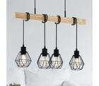 Eglo 43132 - Kattokruunu narulla TOWNSHEND 4xE27/60W/230V basket