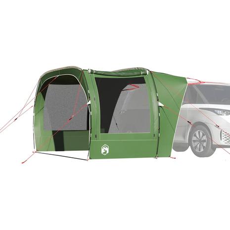 vidaXL Autoteltta vihreä vedenpitävä