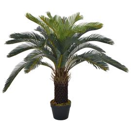 vidaXL Tekokasvi Japaninkäpypalmu ruukulla vihreä 90 cm