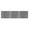 vidaXL Aitapaneelisarja WPC 526x146 cm harmaa – kuva 1