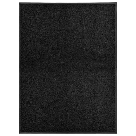 vidaXL Ovimatto pestävä musta 90x120 cm