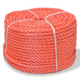 vidaXL Punottu Köysi Polypropeeni 16 mm 250m Oranssi