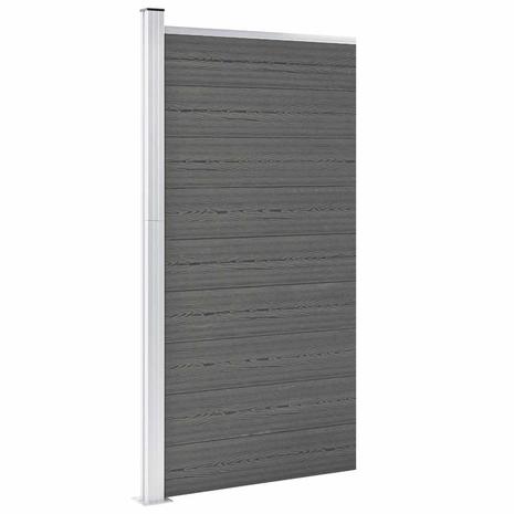 vidaXL Aitapaneeli WPC 95x186 cm harmaa