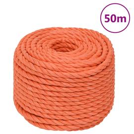 vidaXL Työköysi oranssi 16 mm 50 m polypropeeni
