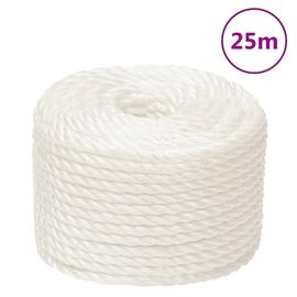 vidaXL Työköysi valkoinen 14 mm 25 m polypropeeni