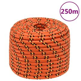 vidaXL Veneköysi oranssi 12 mm 250 mm polypropeeni