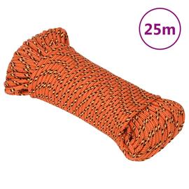 vidaXL Veneköysi oranssi 3 mm 25 m polypropeeni