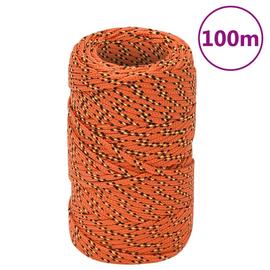 vidaXL Veneköysi oranssi 2 mm 100 m polypropeeni