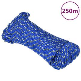 vidaXL Veneköysi sininen 3 mm 250 mm polypropeeni