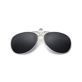 Clip-on Aviator Aurinkolasit - Musta väri, Aurinkolasti