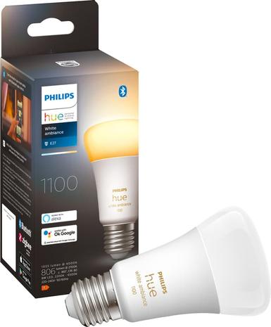 Philips Hue White Ambiance Warm White Bulb E27, bluetooth/Zigbee-lamppu  8 W