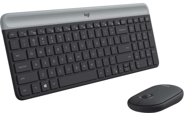 Logitech MK470 Slim Wireless, näppäimistö ja hiiri