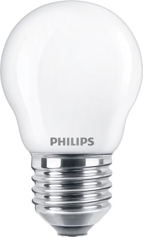 Philips LED-golfpallolamppu E27 2,2W lämmin opaali