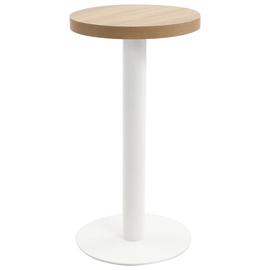 vidaXL Bistropöytä vaaleanruskea 40 cm MDF