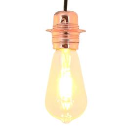 vidaXL Lampuntelineet 2 kpl Rose Gold E27