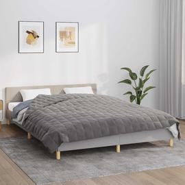 vidaXL Painopeitto harmaa 220x235 cm 11 kg kangas