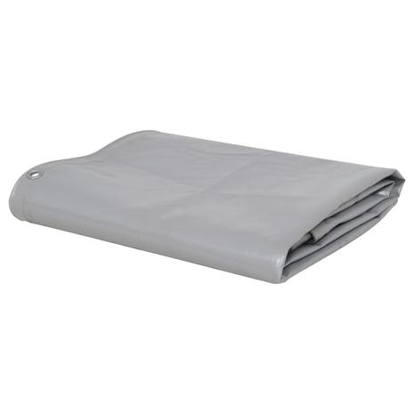 vidaXL Pressu 650 g/m² 5x6 m harmaa