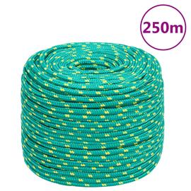 vidaXL Veneköysi vihreä 8 mm 250 m polypropeeni