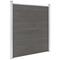 vidaXL Puutarha-aita WPC 180x186 cm harmaa – kuva 2