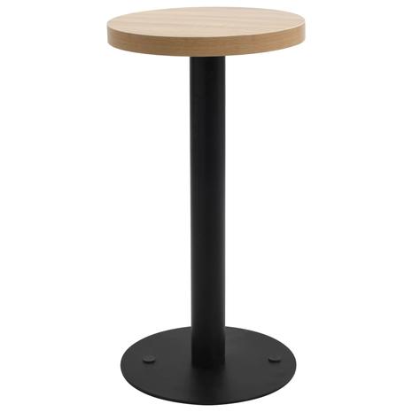 vidaXL Bistropöytä vaaleanruskea 40 cm MDF
