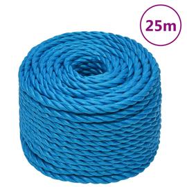 vidaXL Työköysi Sininen 12 mm 25 m polypropeeni