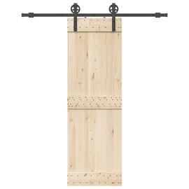 vidaXL Liukuoven asennussarja teräs 183 cm musta